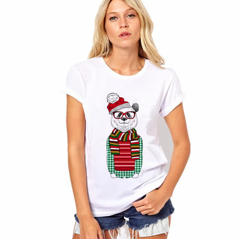 Pattern Print Short Sleeves Casual T-shirt