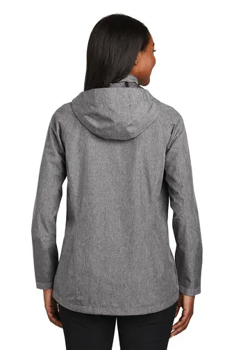Port Authority Ladies Torrent Dark Grey Heather Waterproof Jacket L333