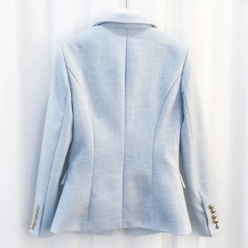 Power Move Double-Breasted Blazer