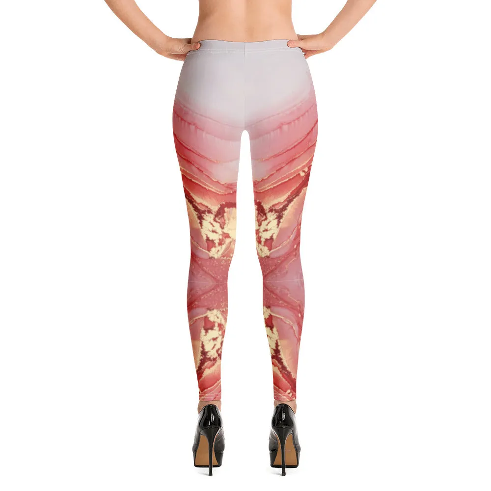 Red Mosaic Yoga Legging
