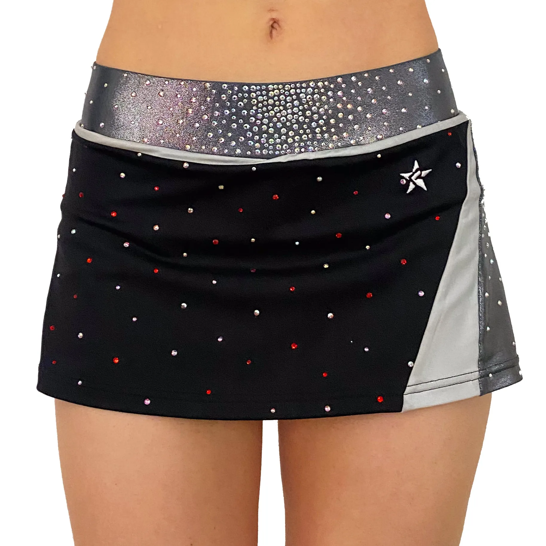 Rhinestone Micro Mini Skort (XXS/ XS Slim)