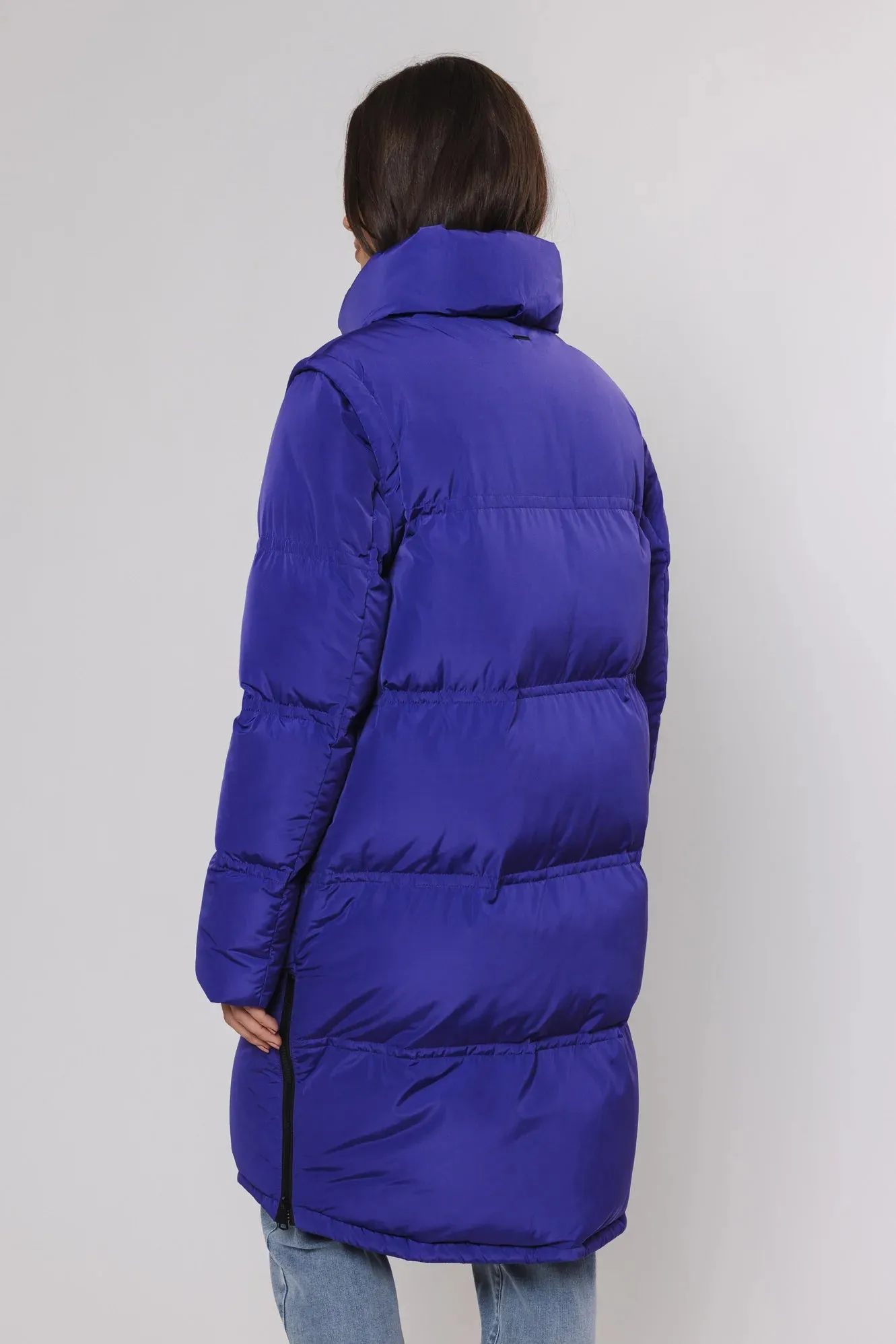 Rino & Pelle Coat - Dingo Detachable Sleeve - Purple