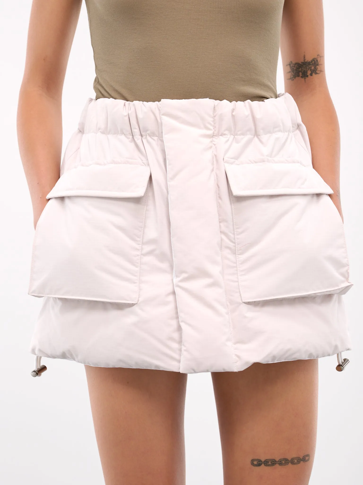 Rip Stop Padded Shorts (24-07462-151-OFF-WHITE)