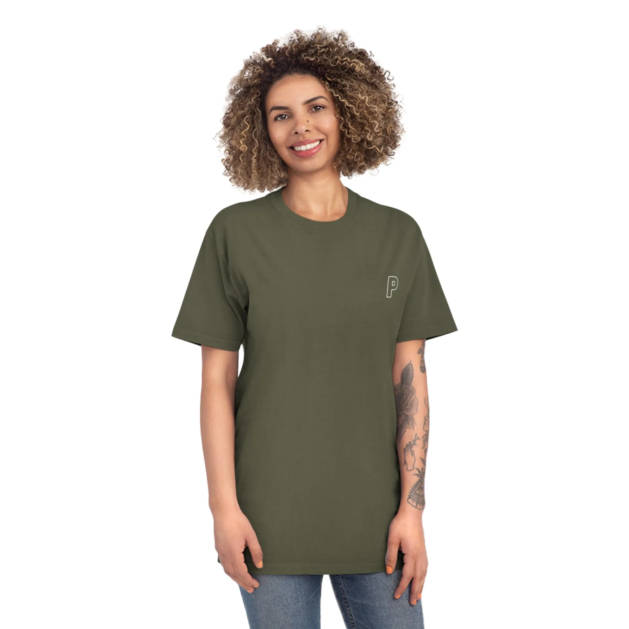 Simple P Faded Shirt