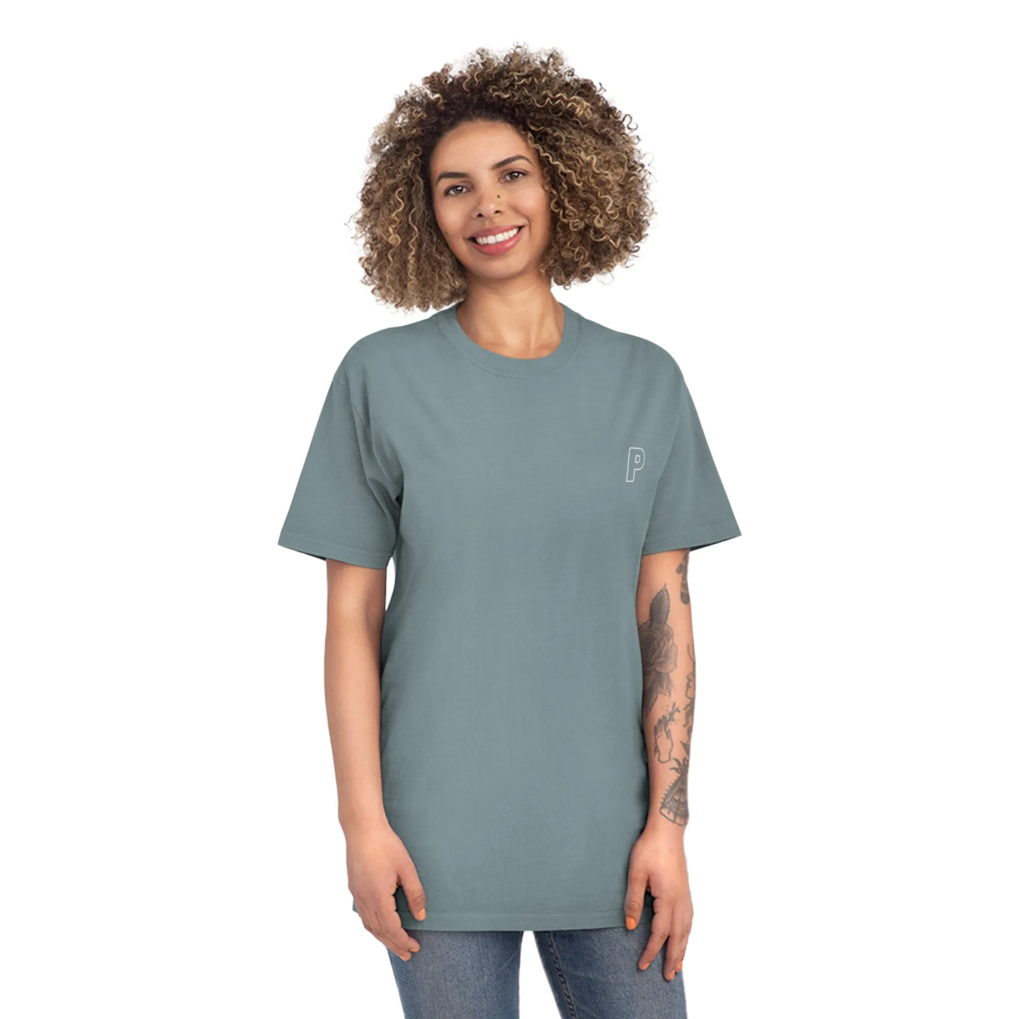 Simple P Faded Shirt