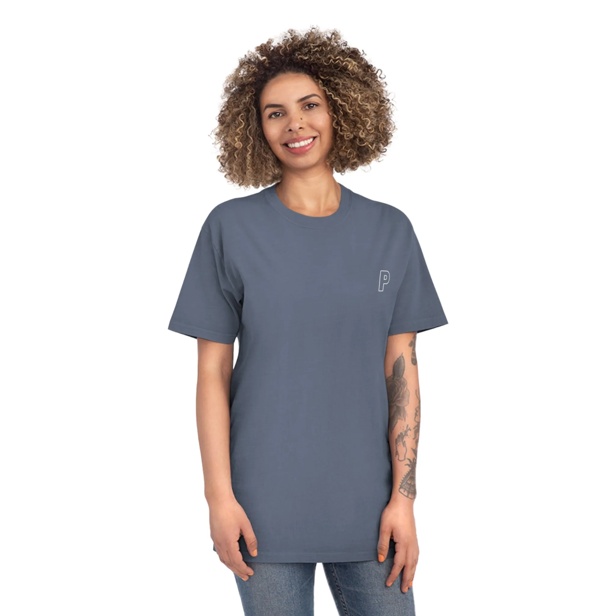 Simple P Faded Shirt