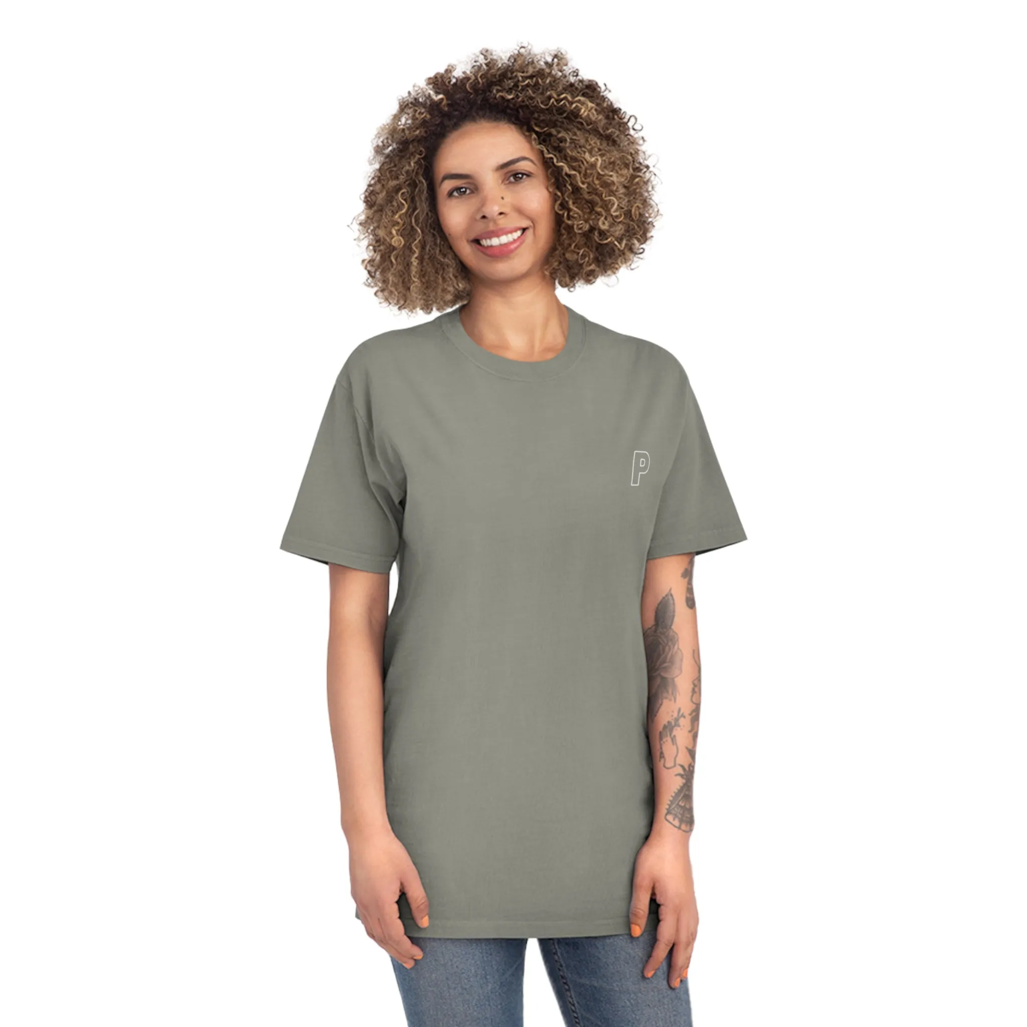 Simple P Faded Shirt