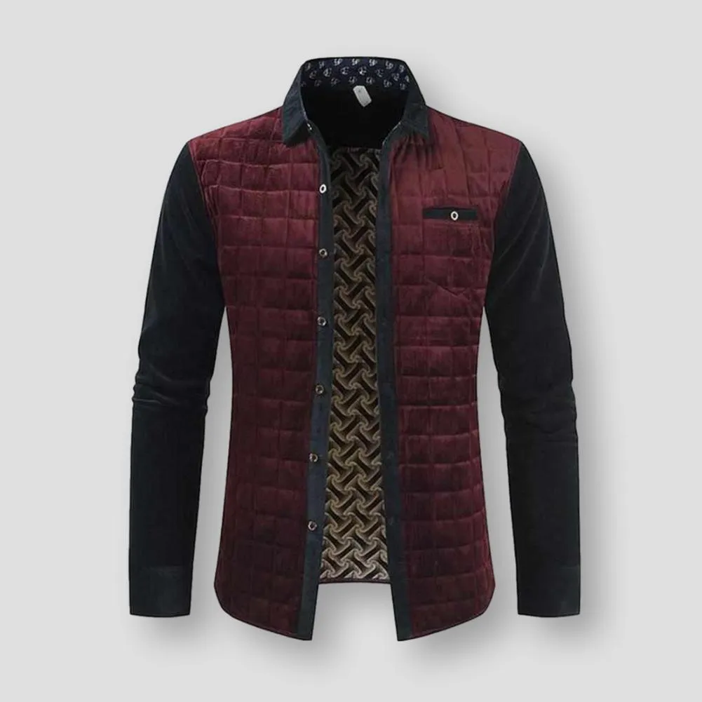 Sky Madrid Patchwork Quilted Jacket