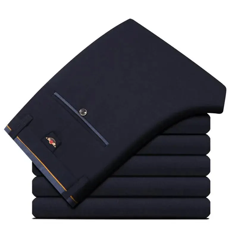 Spring Autumn Mens Business Suit Pants Male Summer