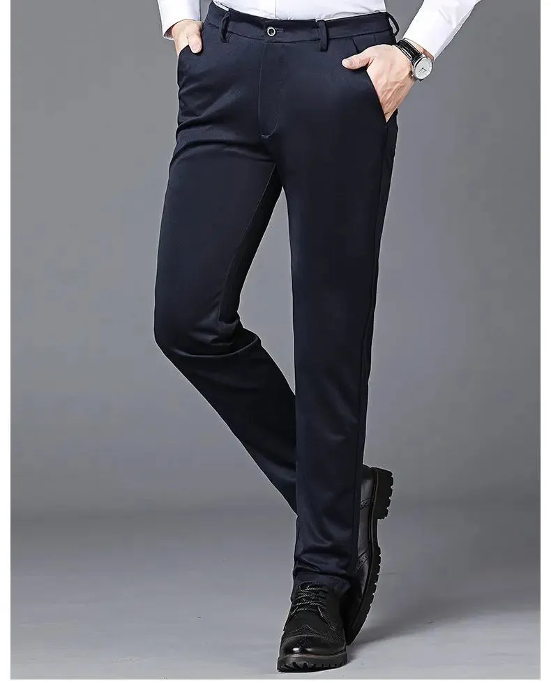 Spring Autumn Mens Business Suit Pants Male Summer