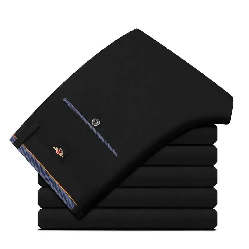 Spring Autumn Mens Business Suit Pants Male Summer