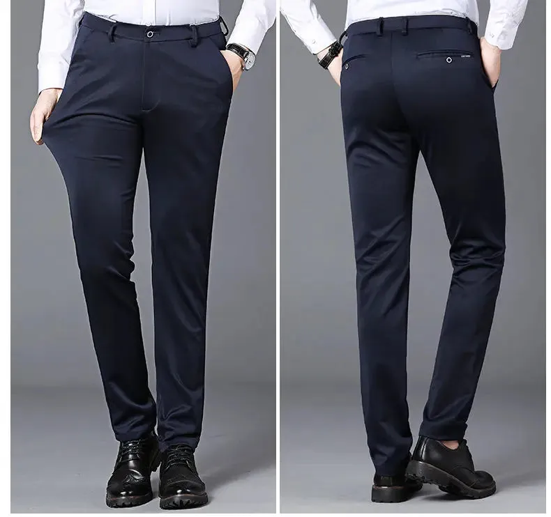 Spring Autumn Mens Business Suit Pants Male Summer