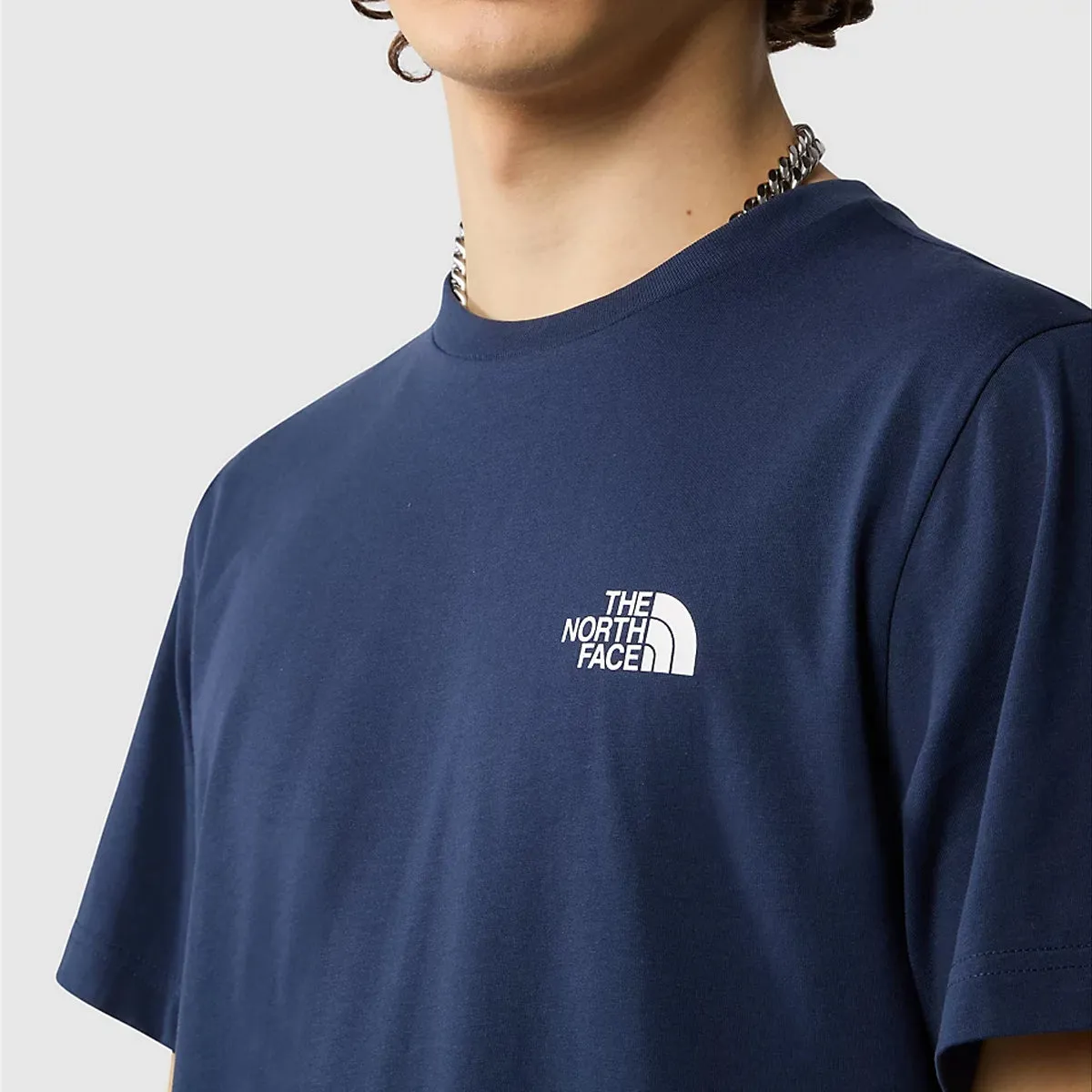 The North Face - Simple Dome Summit Navy T-Shirt - NF0A87NG - SUMMIT/NAVY