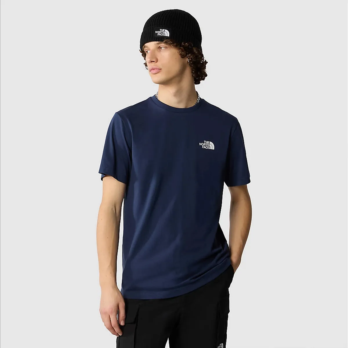The North Face - Simple Dome Summit Navy T-Shirt - NF0A87NG - SUMMIT/NAVY
