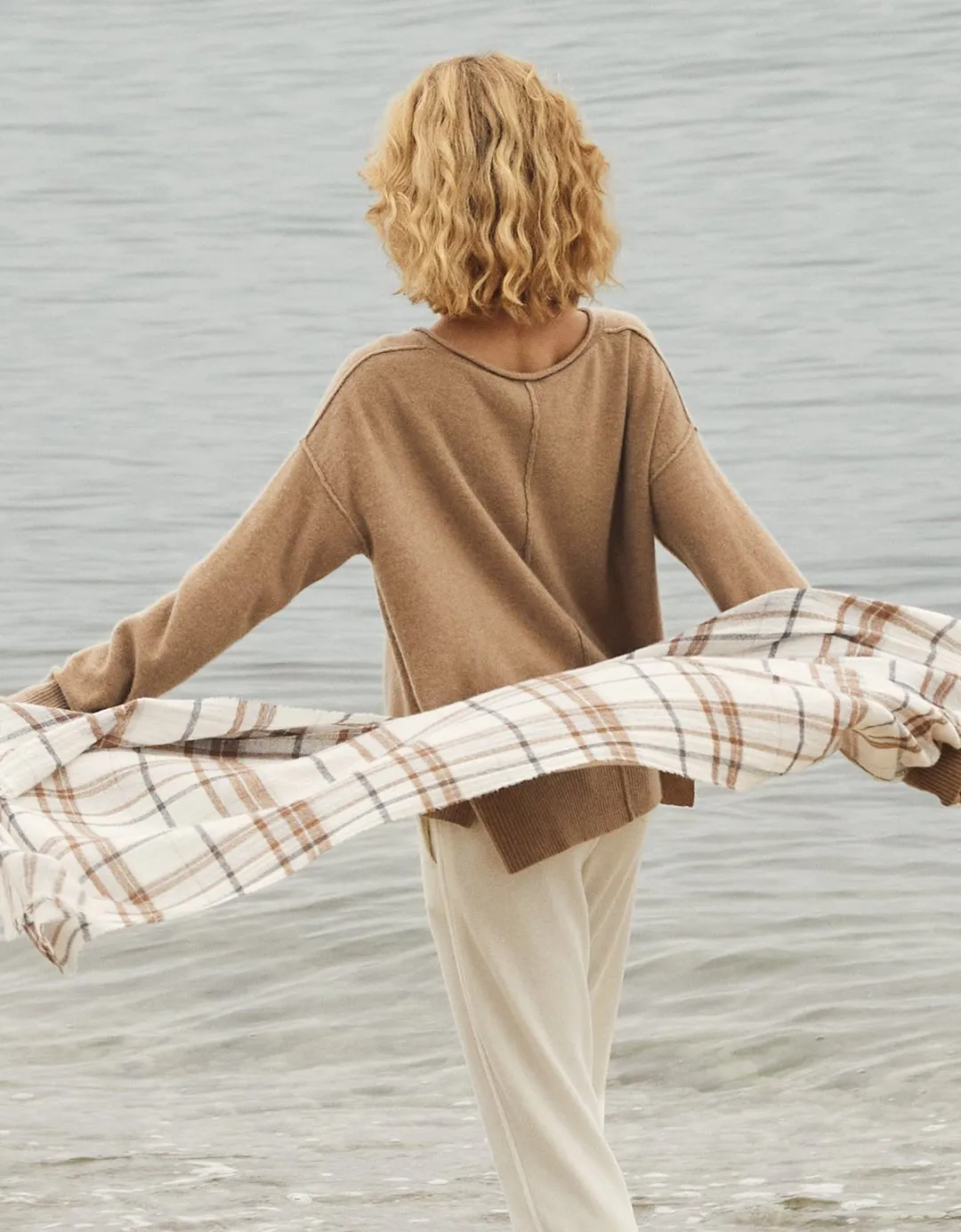 unsubscribed cashmere v neck sweater