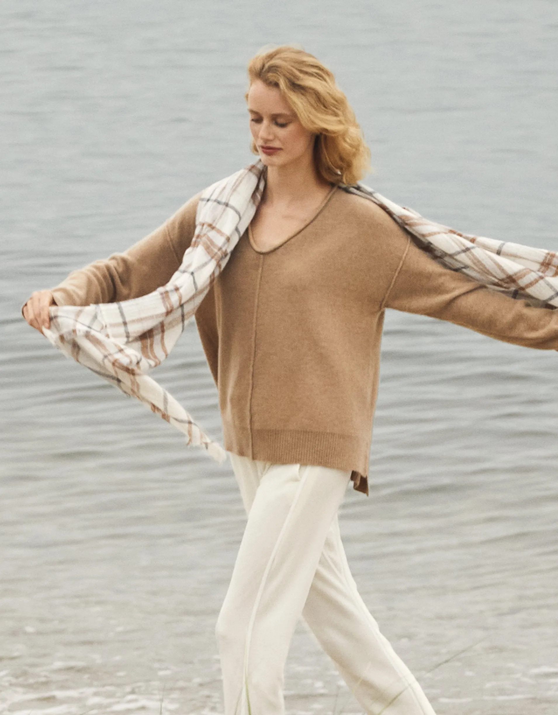 unsubscribed cashmere v neck sweater