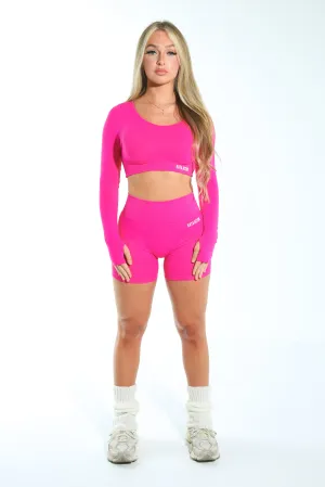V Sculpt Seamless Shorts - Pink