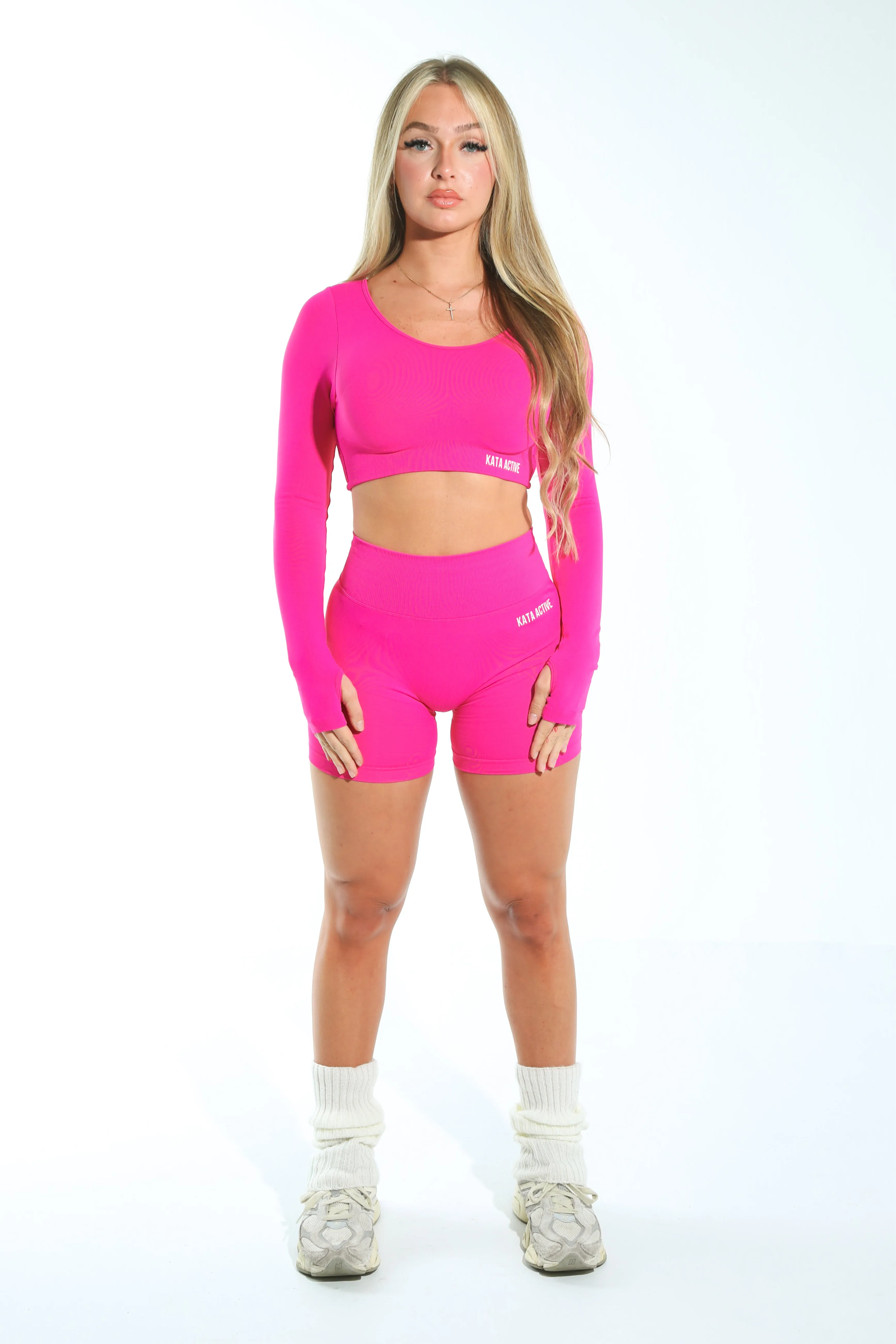 V Sculpt Seamless Shorts - Pink