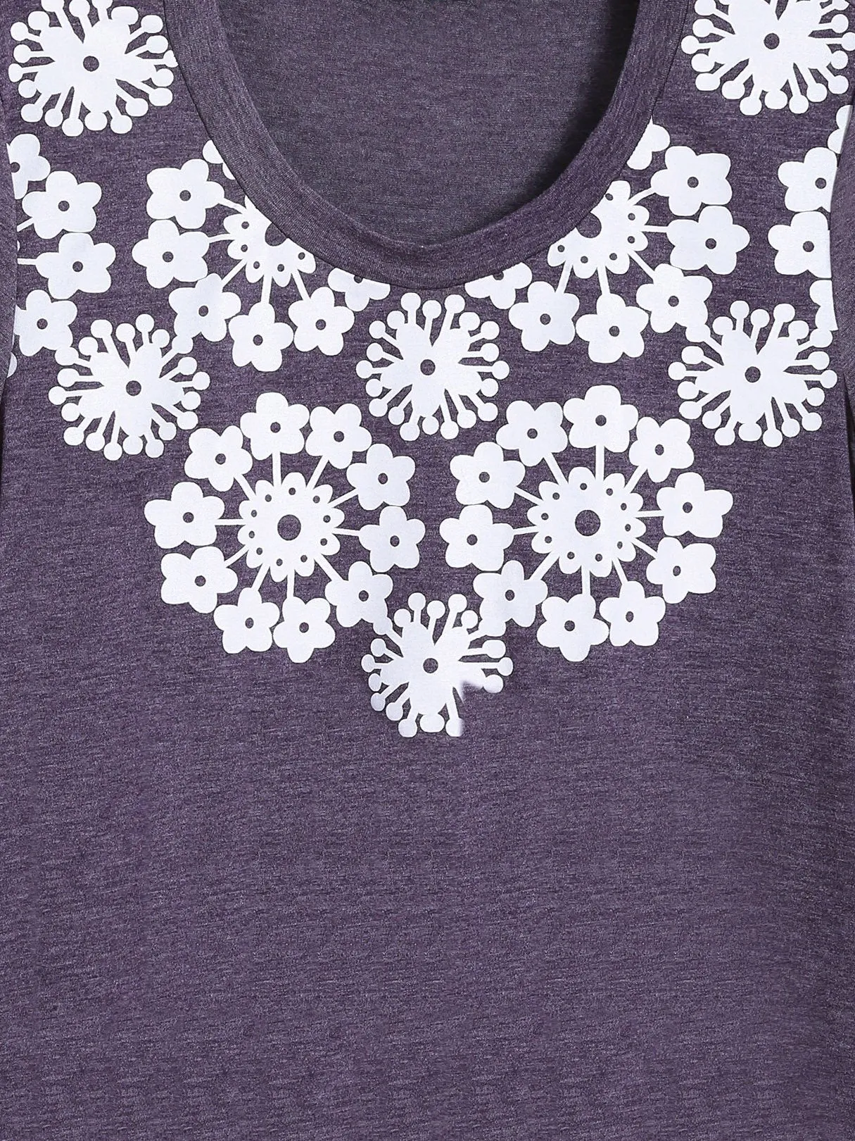 Wholesale Round Neck Purple T-Shirts