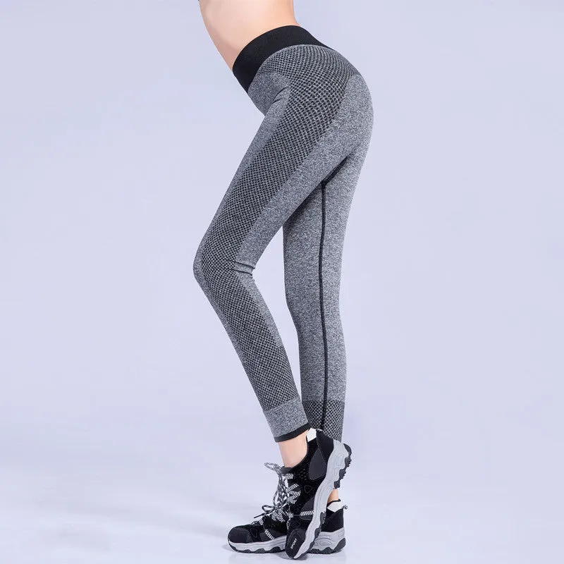 Women Leggings Spandex Slim Elastic Comfortable High Waist Super Stretch Workout Trousers Leggings