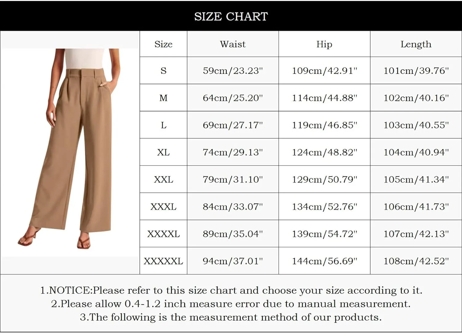 Womens Cotton Linen Summer Cropped Pants Low Waist Baggy Stretchy Slim Fit Trousers Travel