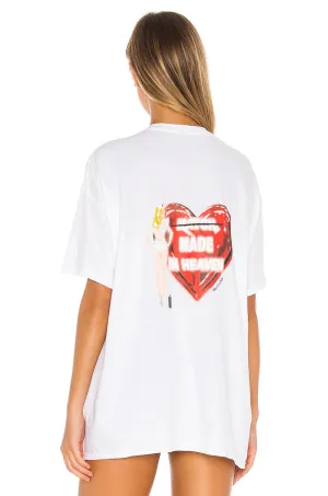 xakxx Spring Summer Girls Loose White Cotton T-Shirt Cartoon Letter Printing Casual O-Neck Simple Tees