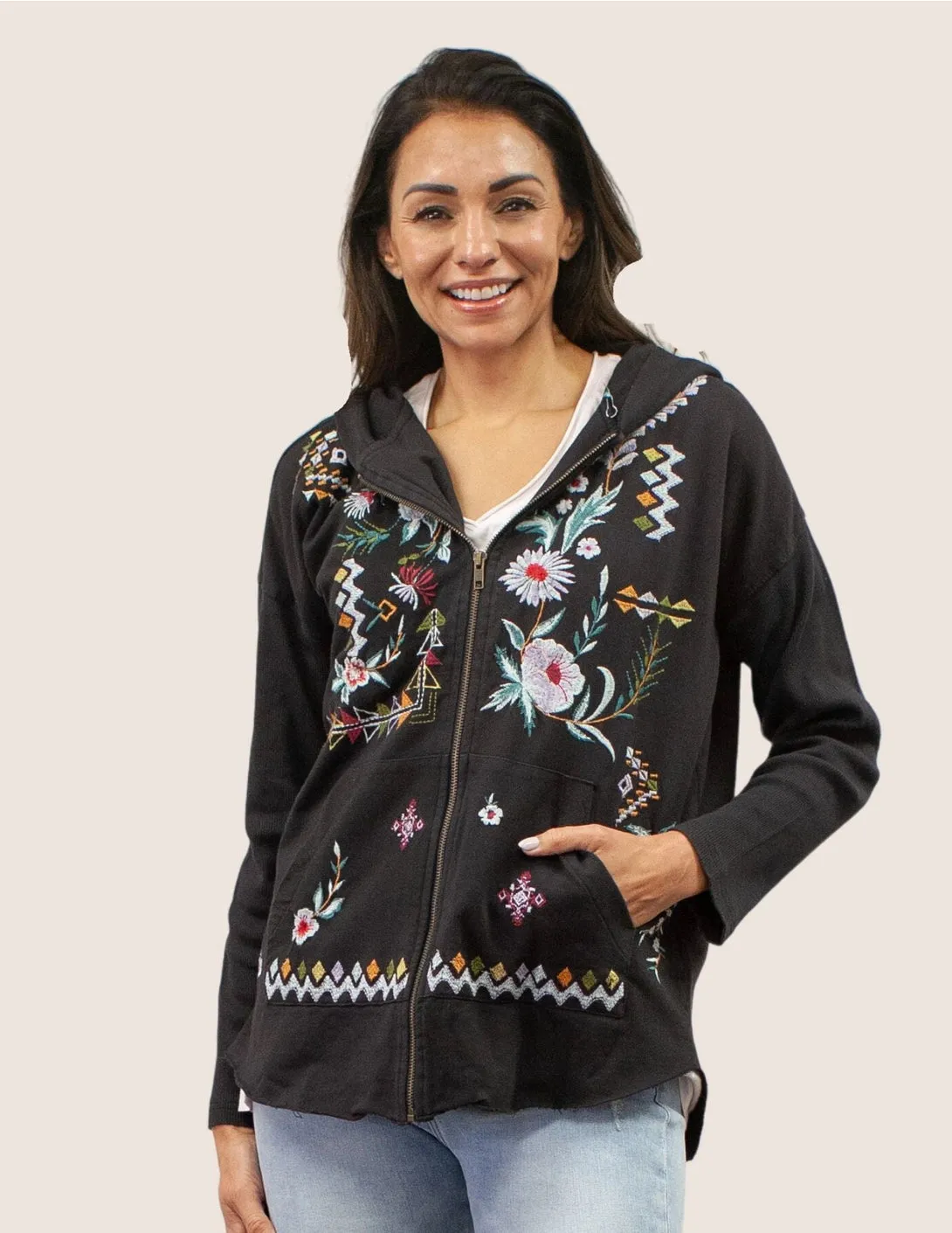 ZARA HOODIE IN BLACK