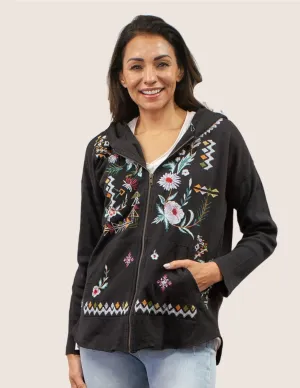 ZARA HOODIE IN BLACK