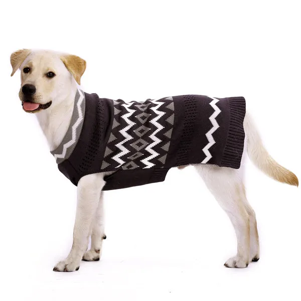 ZIG ZAG DOG SWEATER
