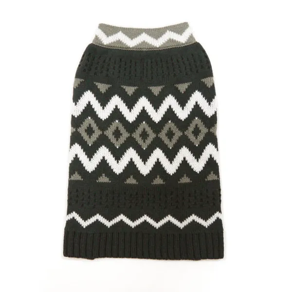 ZIG ZAG DOG SWEATER